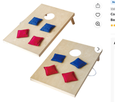 Wooden Cornhole Game Set Regulation set by Minnark