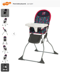 Cosco Folding Baby high chair
