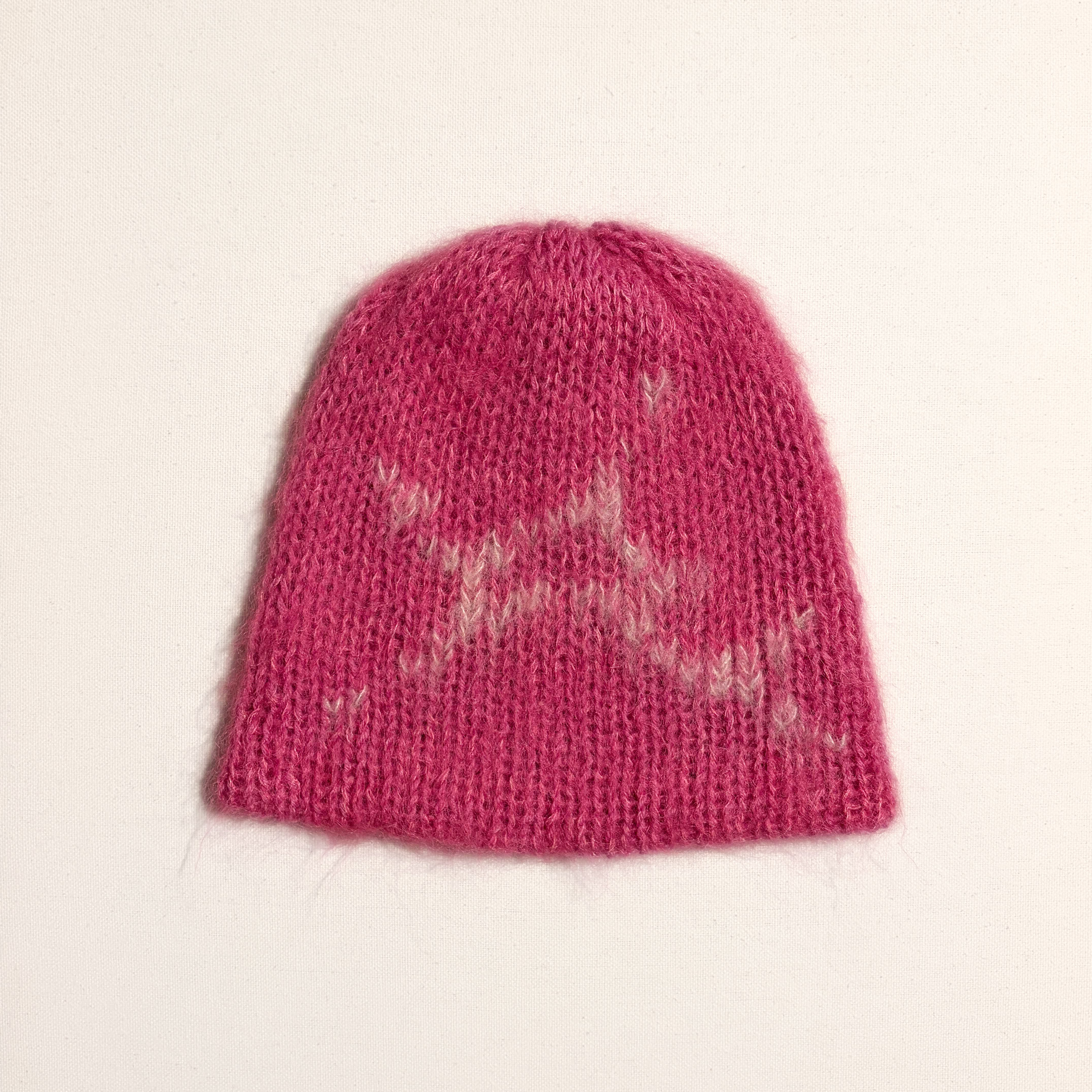 Brushed Mohair Beanie