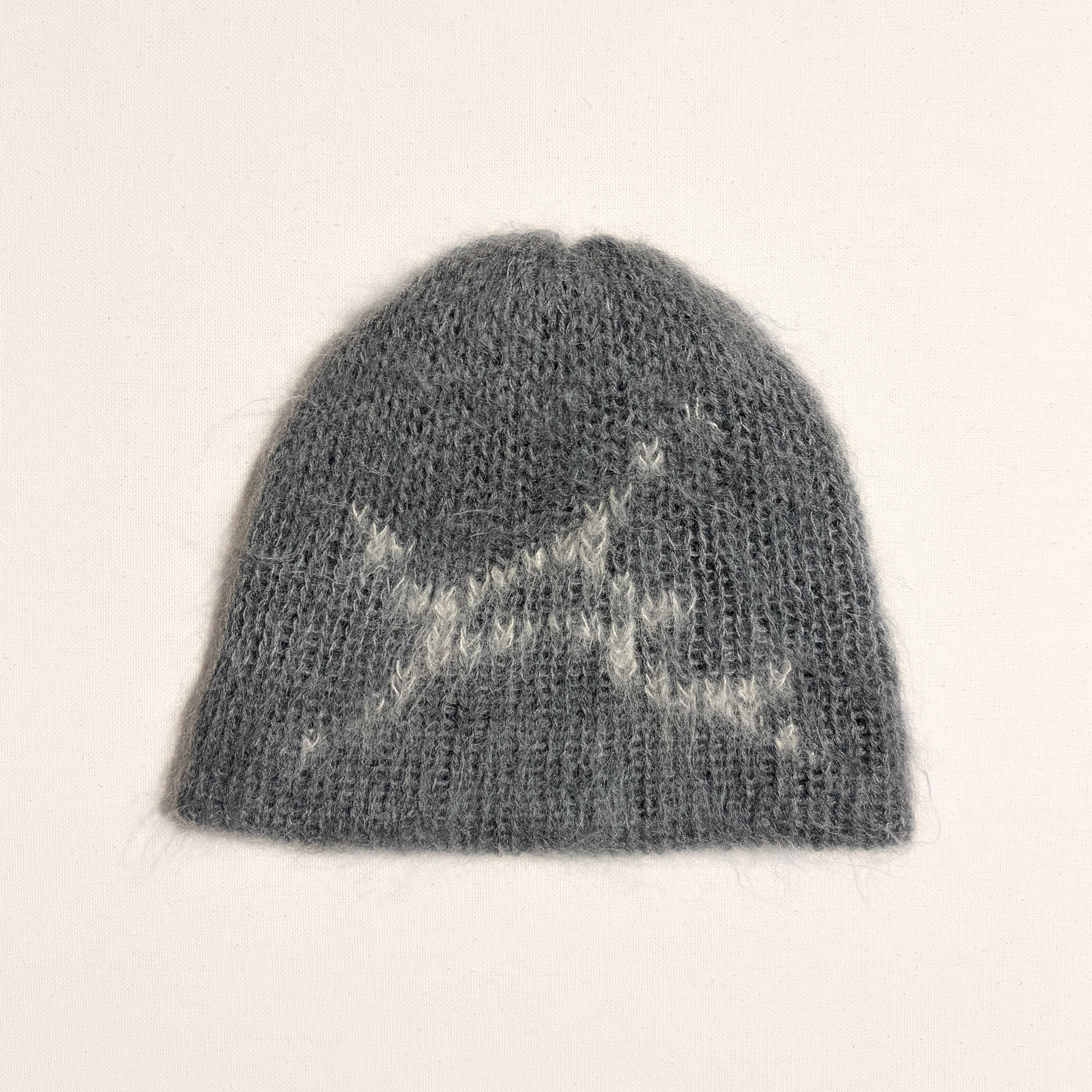 Brushed Mohair Beanie