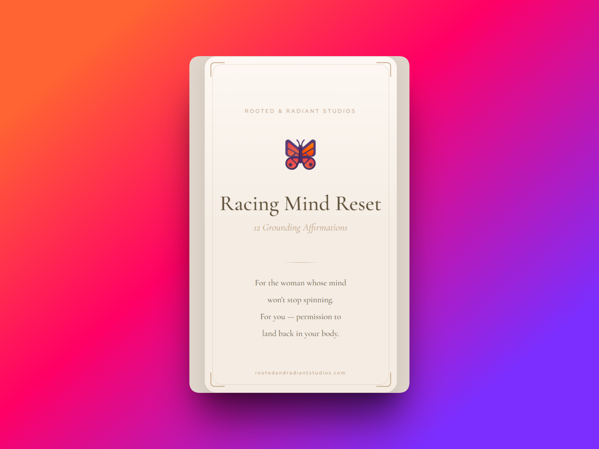 Racing Mind Reset 
