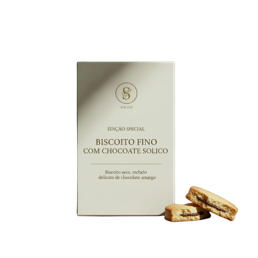 Biscoito Fino com recheado com Chocolate Solico