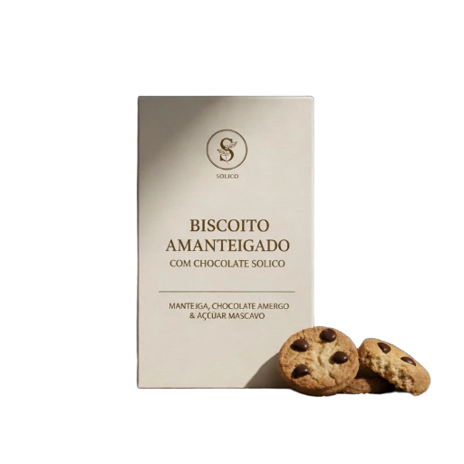 Biscoito Amanteigado com Chocolate Solico