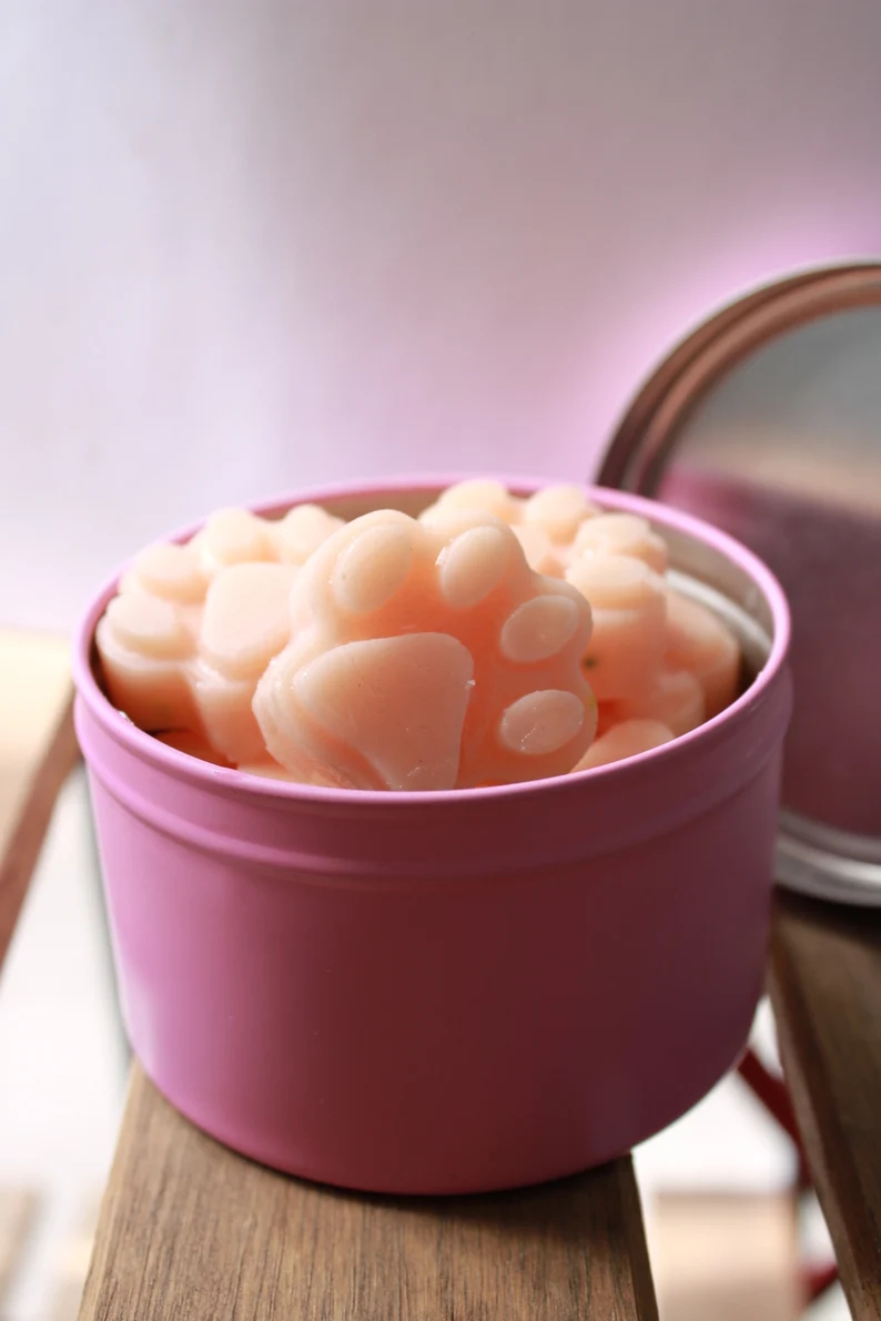 Paw Print Soy Wax Melts | Strong Fragrance, 4.5 oz