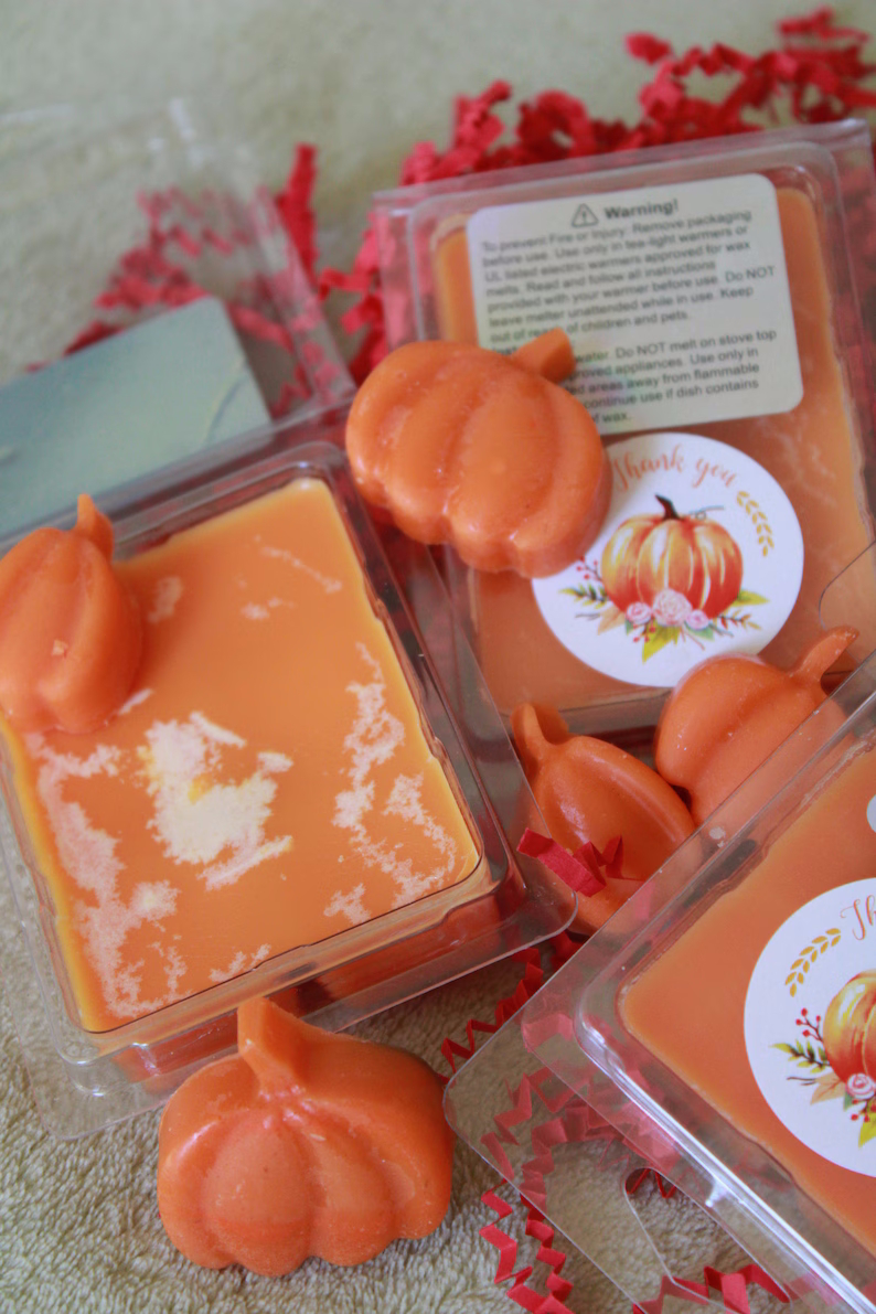 Pumpkin Scented Soy Wax Melts • Autumn Fragrance