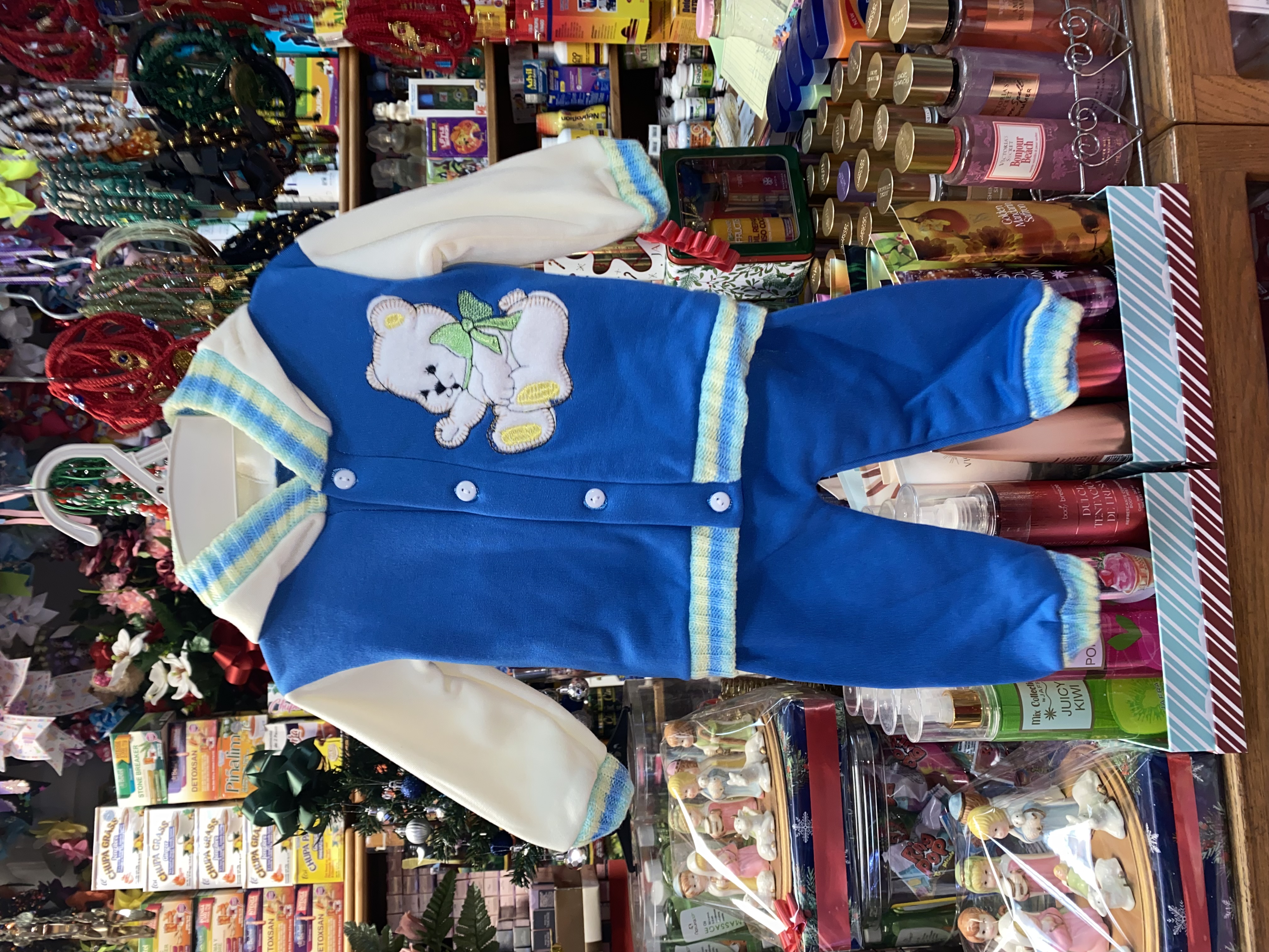 Baby Bear - 2 piece set outfit, pants and hooded top. (0-6M)