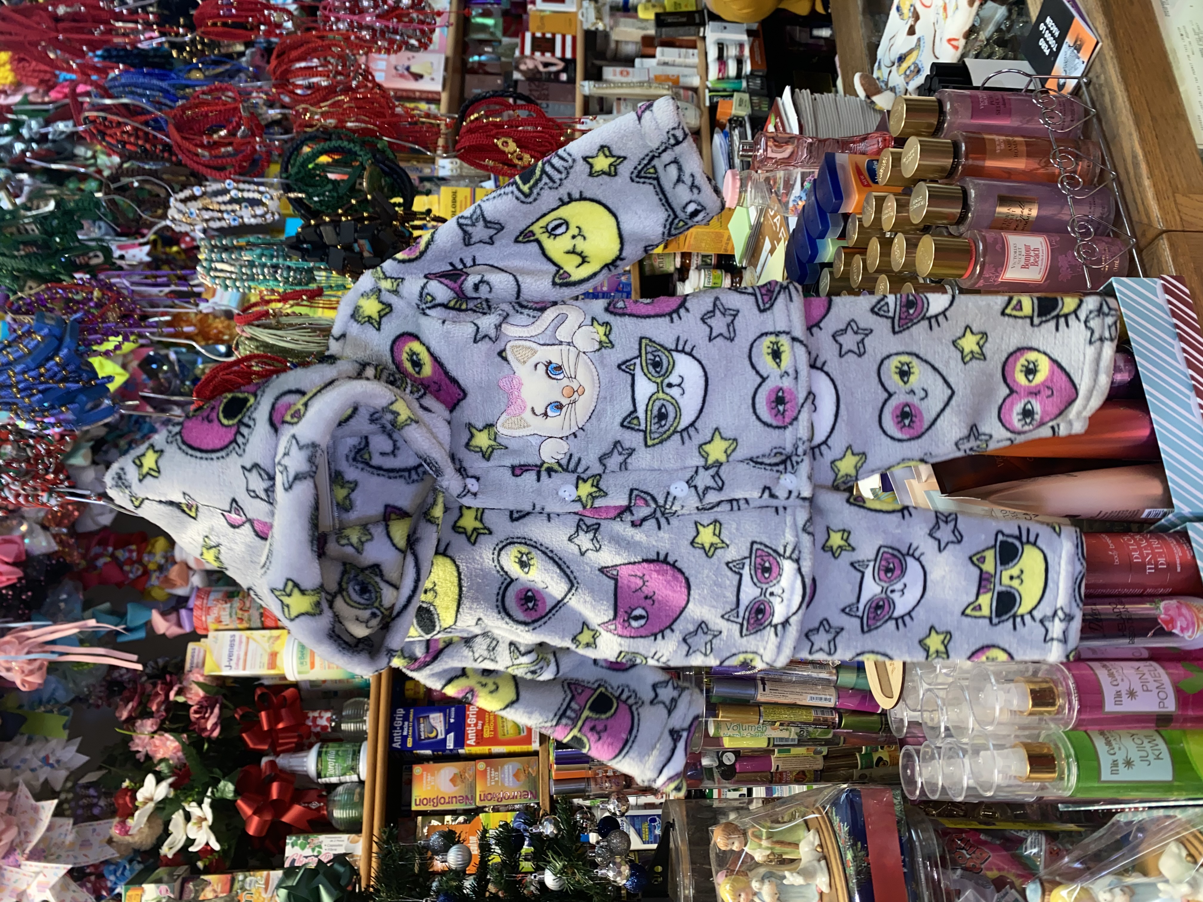 2 pc Children’s Cartoon Printed, fleece, PJ set (0-6M)