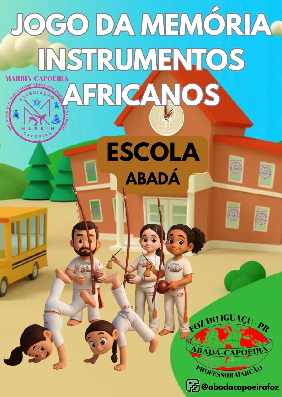JOGO DA MEMÓRIA INSTRUMENTOS AFRICANOS