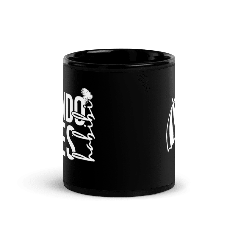 Minimal Black/White Script Mug