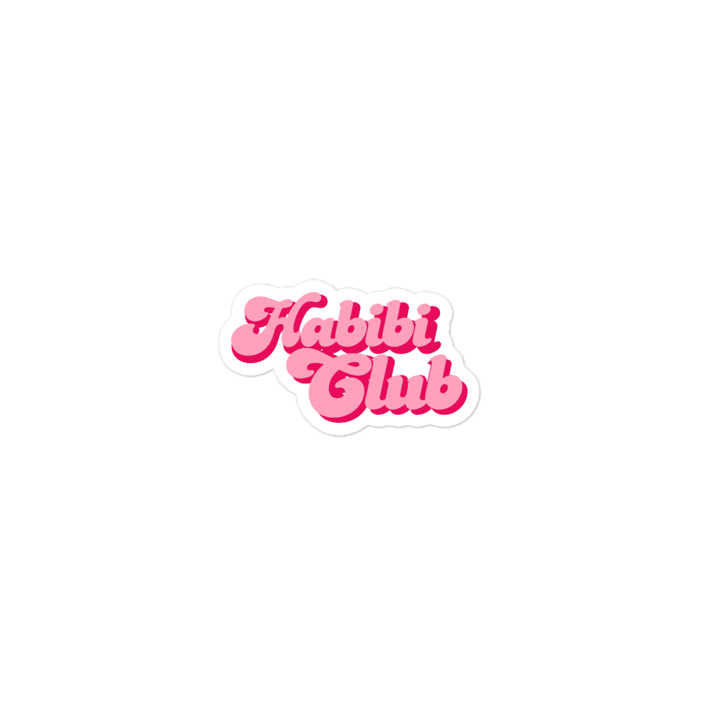 Habibi Club Sticker
