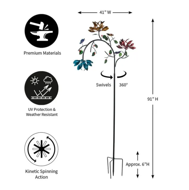 Garden Kinetic Wind Spinner