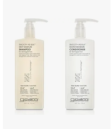 Giovanni Smooth As Silk Shampoo & Conditioner Set