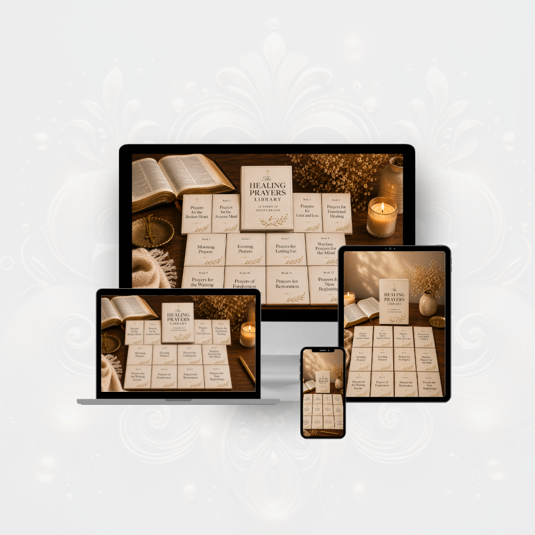 The Healing Prayers Library — 12 Guided Prayer Books for Christian Women