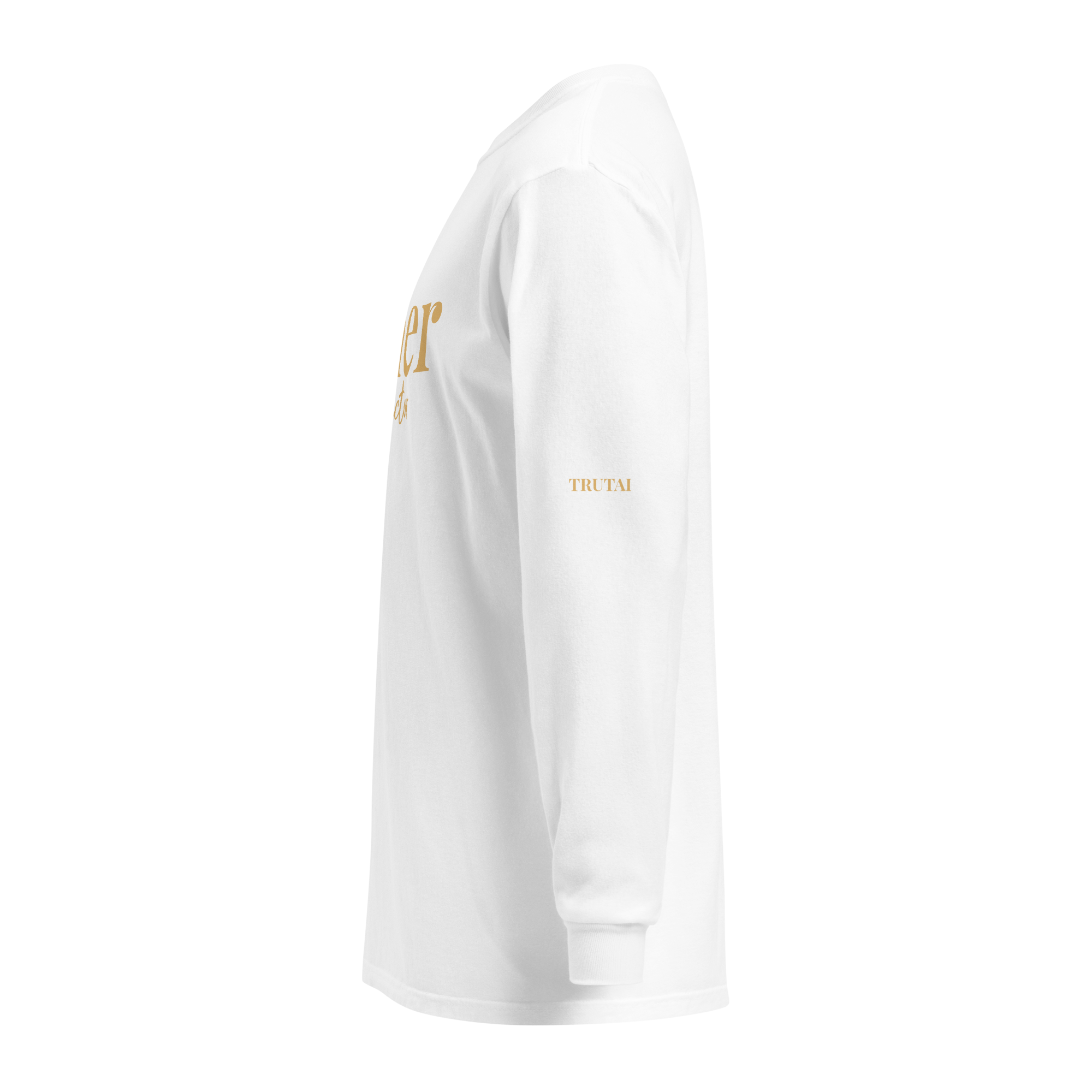 Father Our Protector Long Sleeve Shirt | Garment-Dyed Vintage Faith Wear | TRUTAI