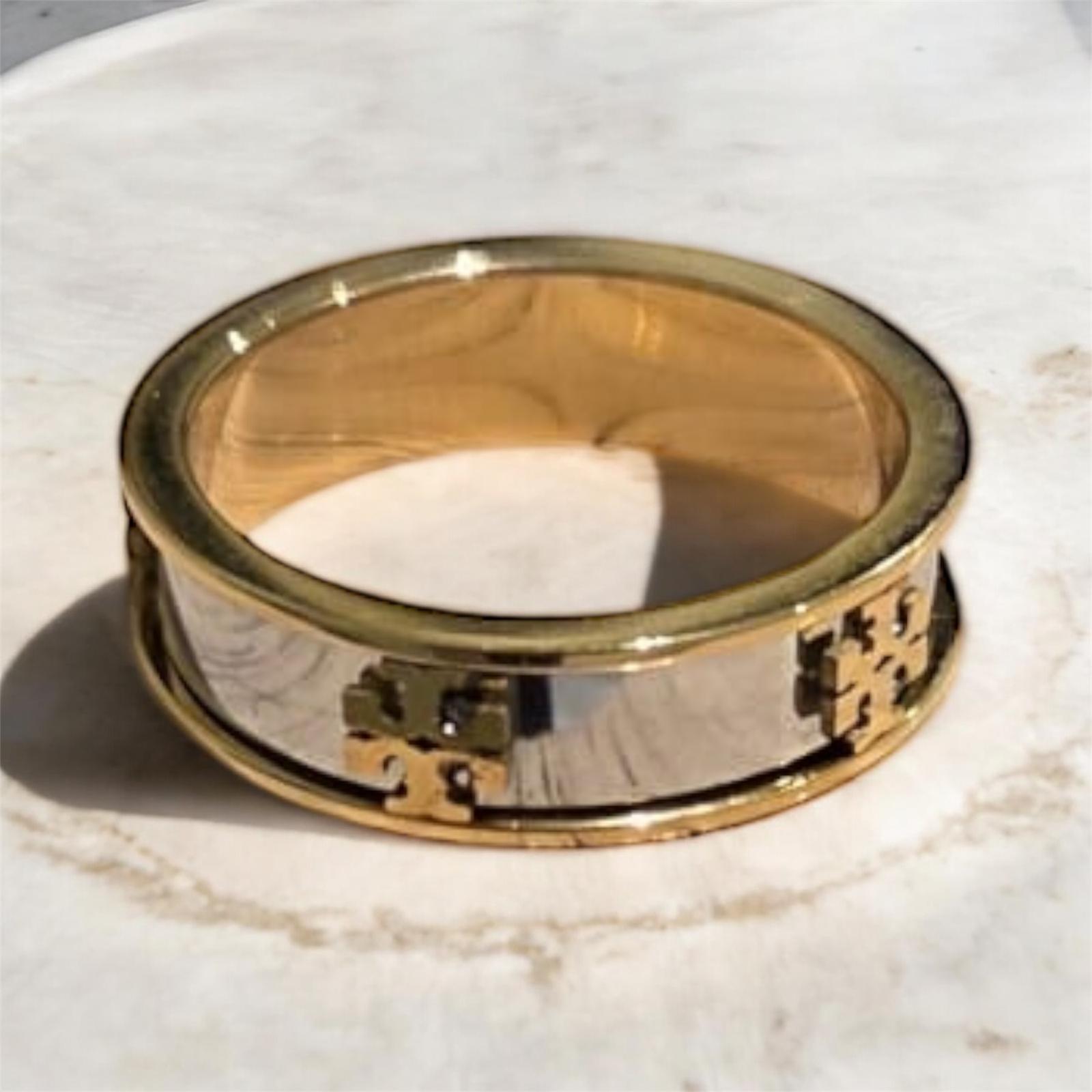 Sola Steel – Bague élégante bicolore or et argent