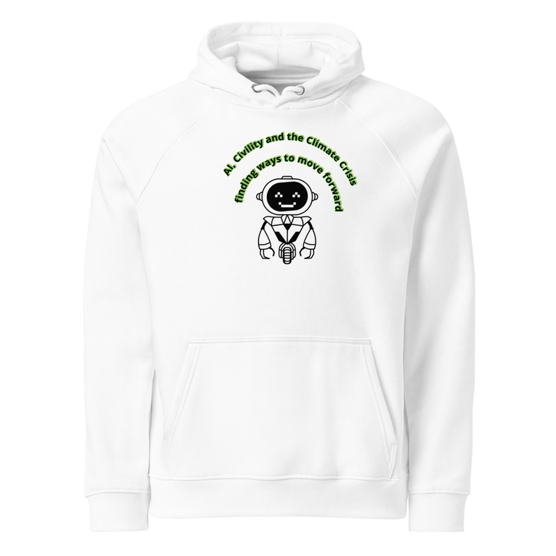 Unisex eco raglan hoodie
