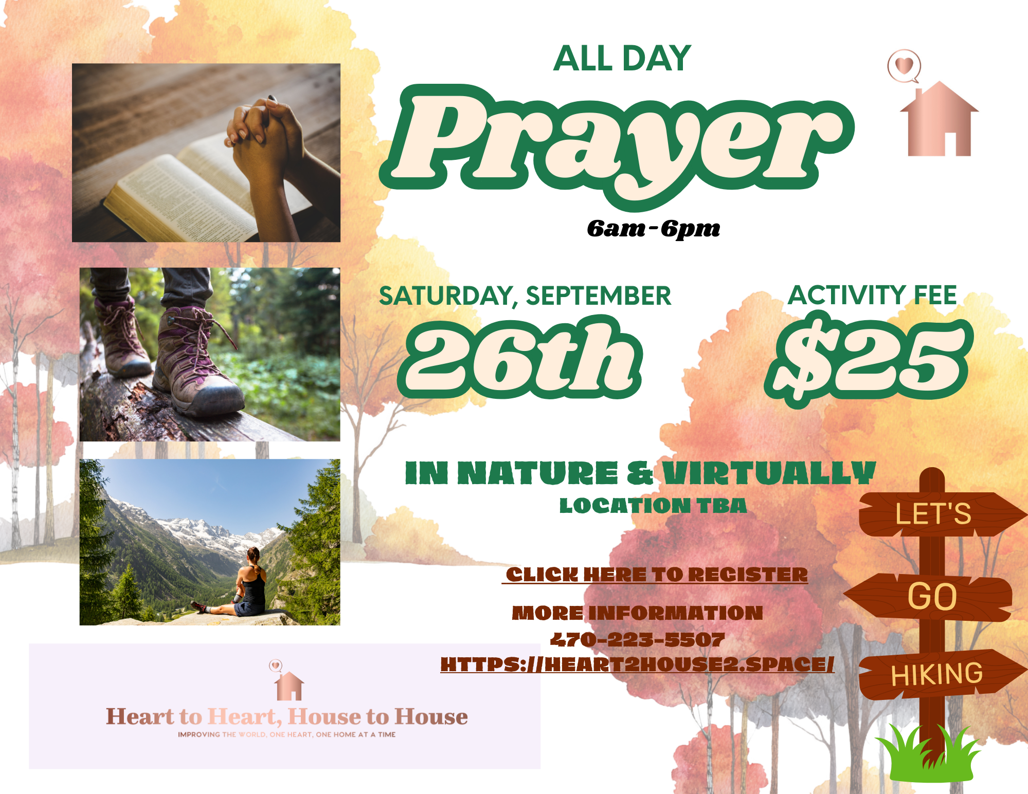 All Day Prayer & Hiking Event
