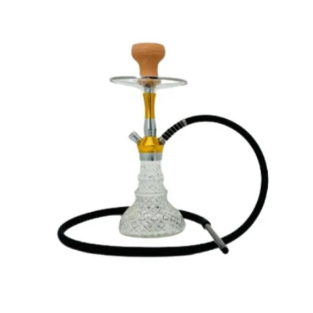 LUXOR SHISHA HOOKAH 15" 1 HOSE W/GLASS ASHTRAY (MKA-089)