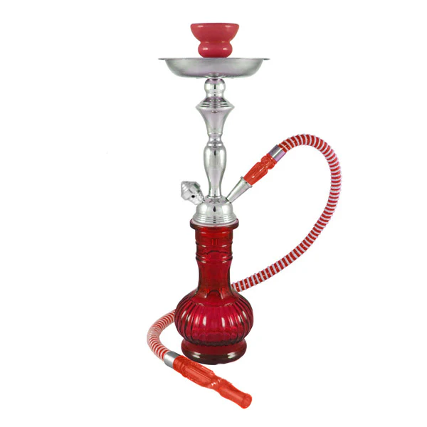 PREMIUM HOOKAH VERSAILLES 18" 1HOSE US1332 RED