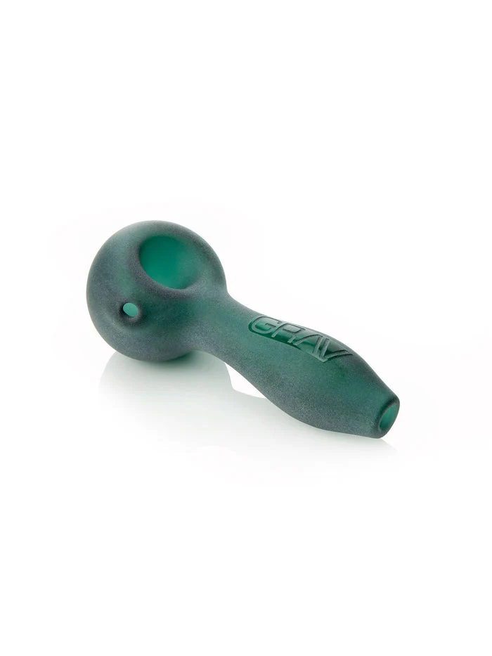 GRAV SANDBLASTED SPOON 4" LAKE GREEN SPF.7