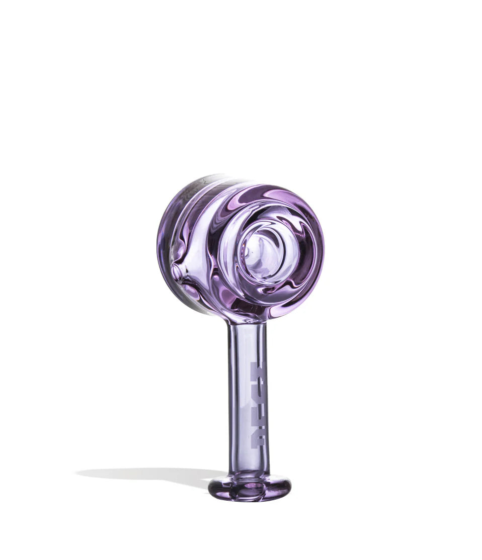 WULF GAVEL 3.5" GLASS HANDPIPE PURPLE