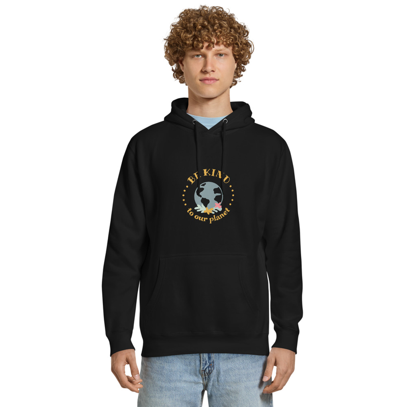 Eco-Friendly Black Hoodie