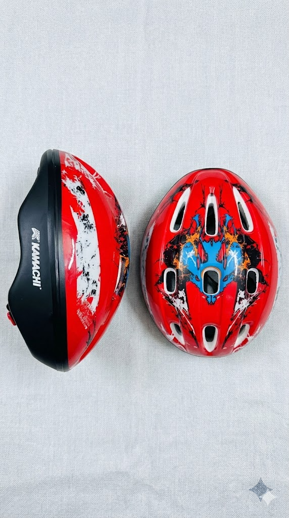 Red Sports Bicycle Helmet