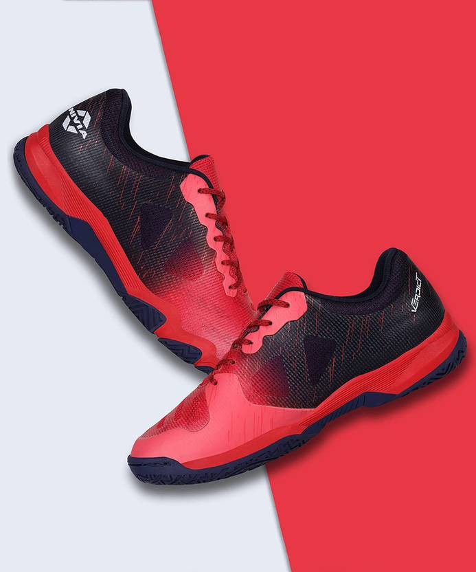 Red and Black Sports Shoes