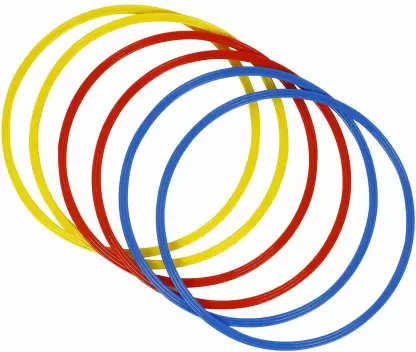 Colorful Plastic Hoops Set
