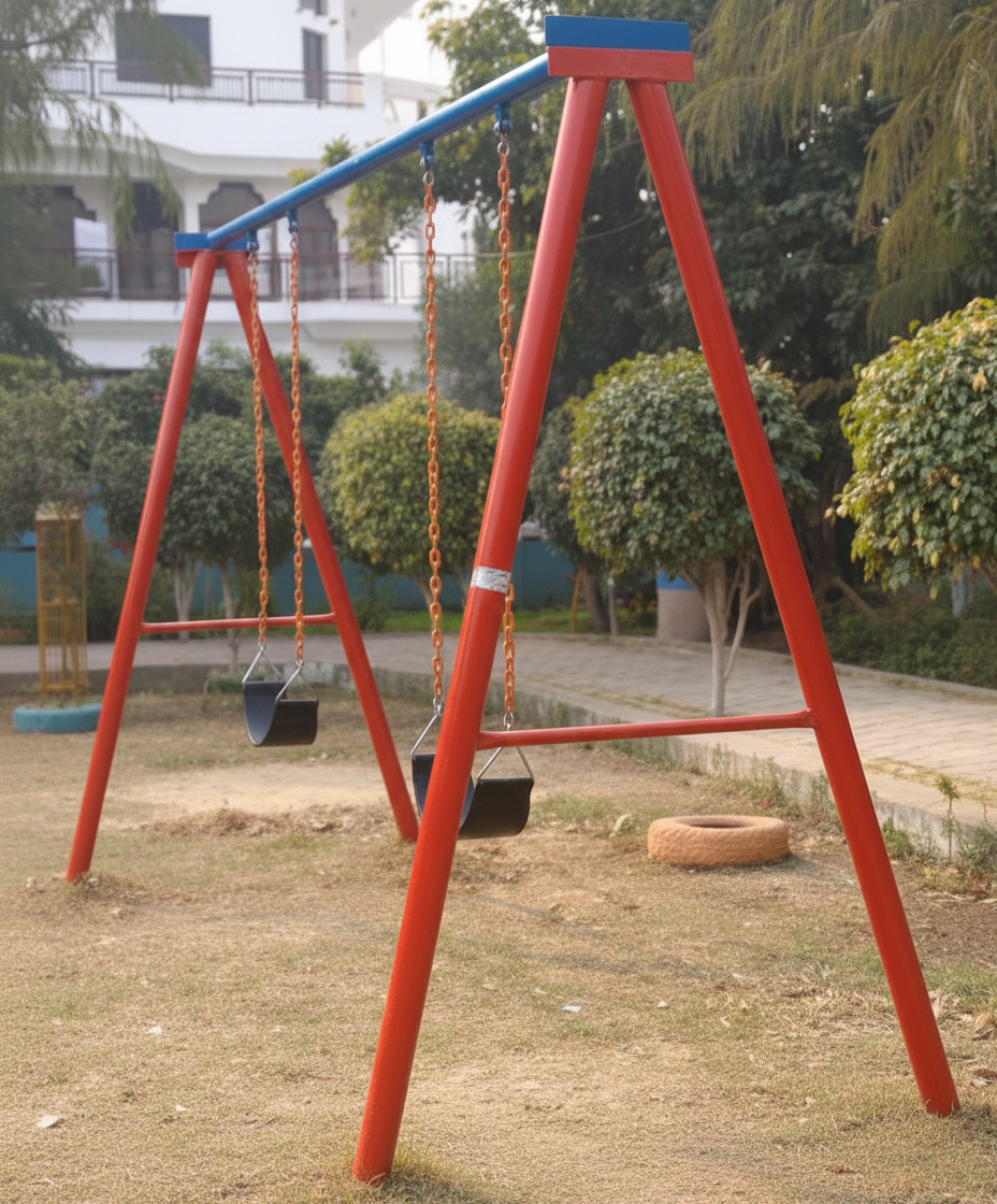 Outdoor Metal Swing Set