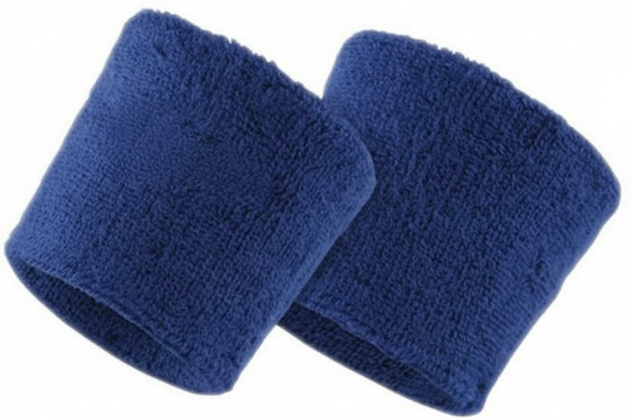 Blue Sports Wristbands