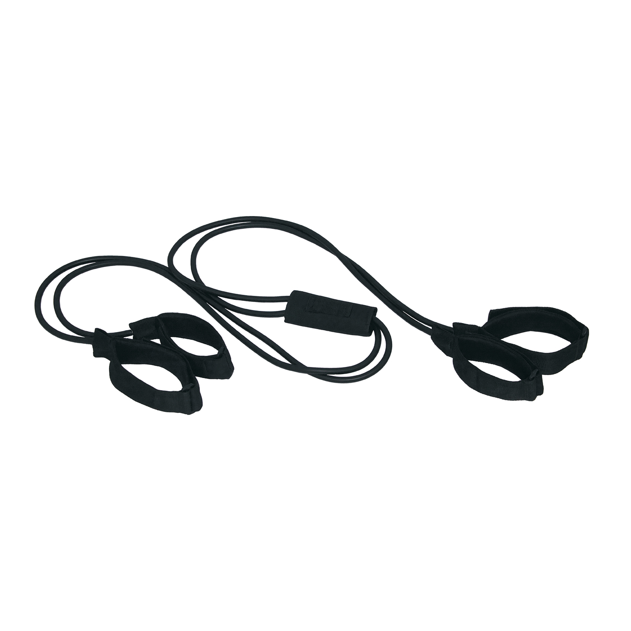 Black Resistance Bands with Handles