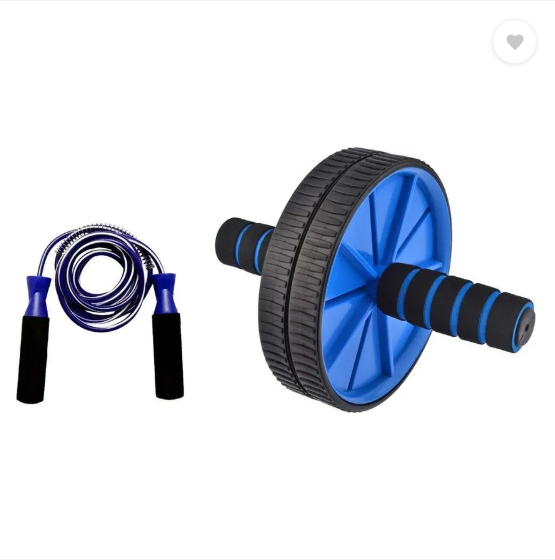 Ab Roller and Jump Rope Set