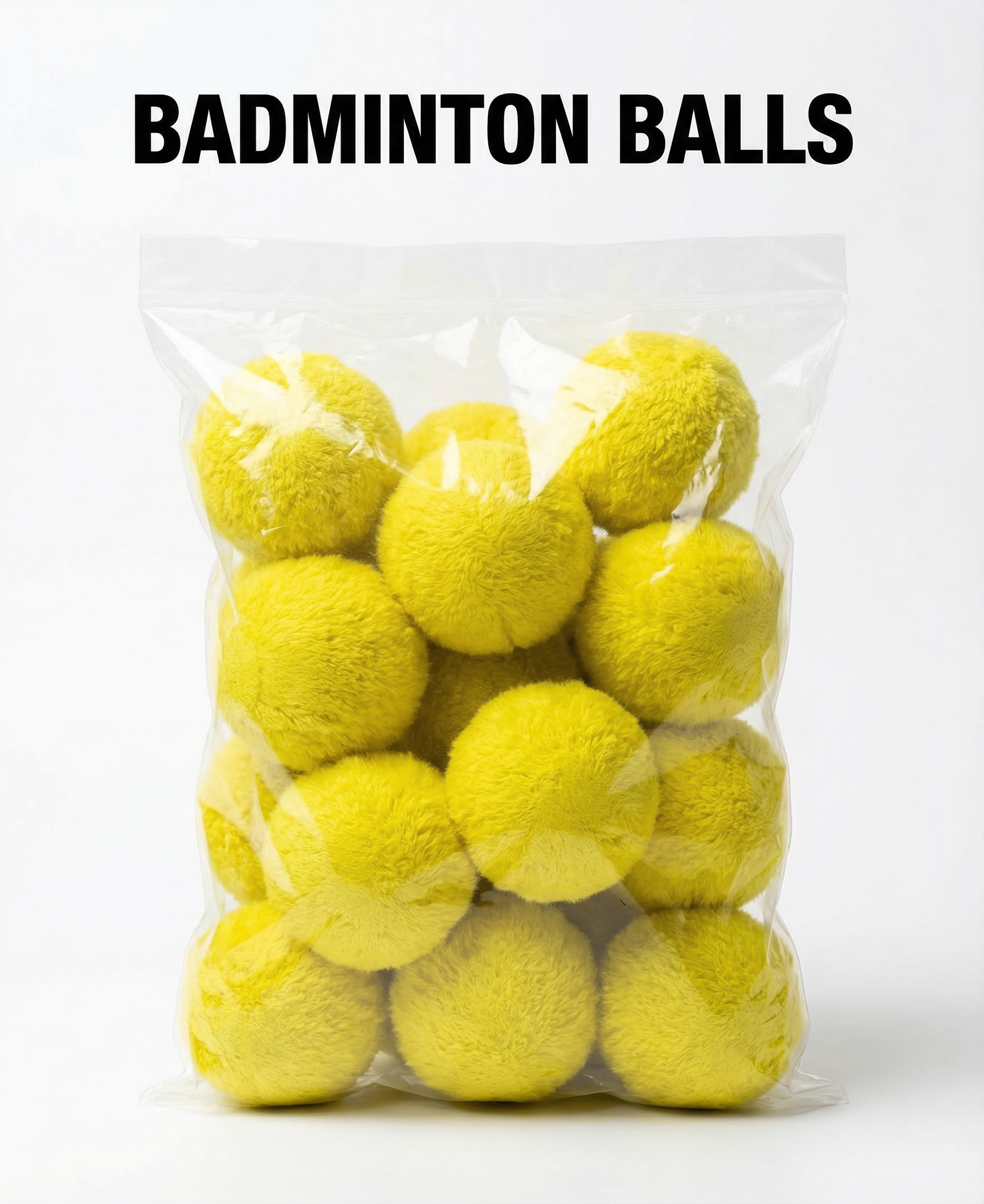 Yellow Badminton Balls Pack