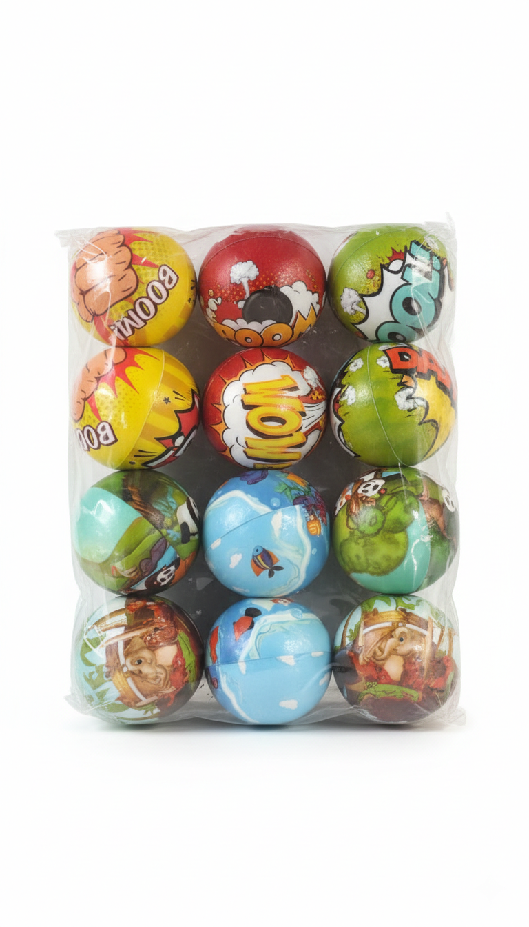Colorful Bouncy Balls Set