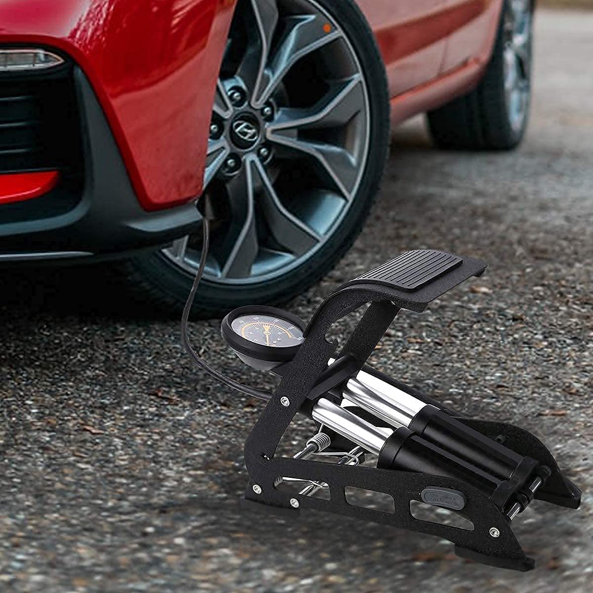 Portable Foot Pump Air Compressor || Nivia Foot Pump || Double Cylinder