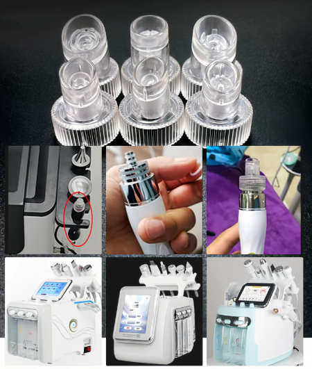Aplicador de Hidrafacial con set de 6 puntas