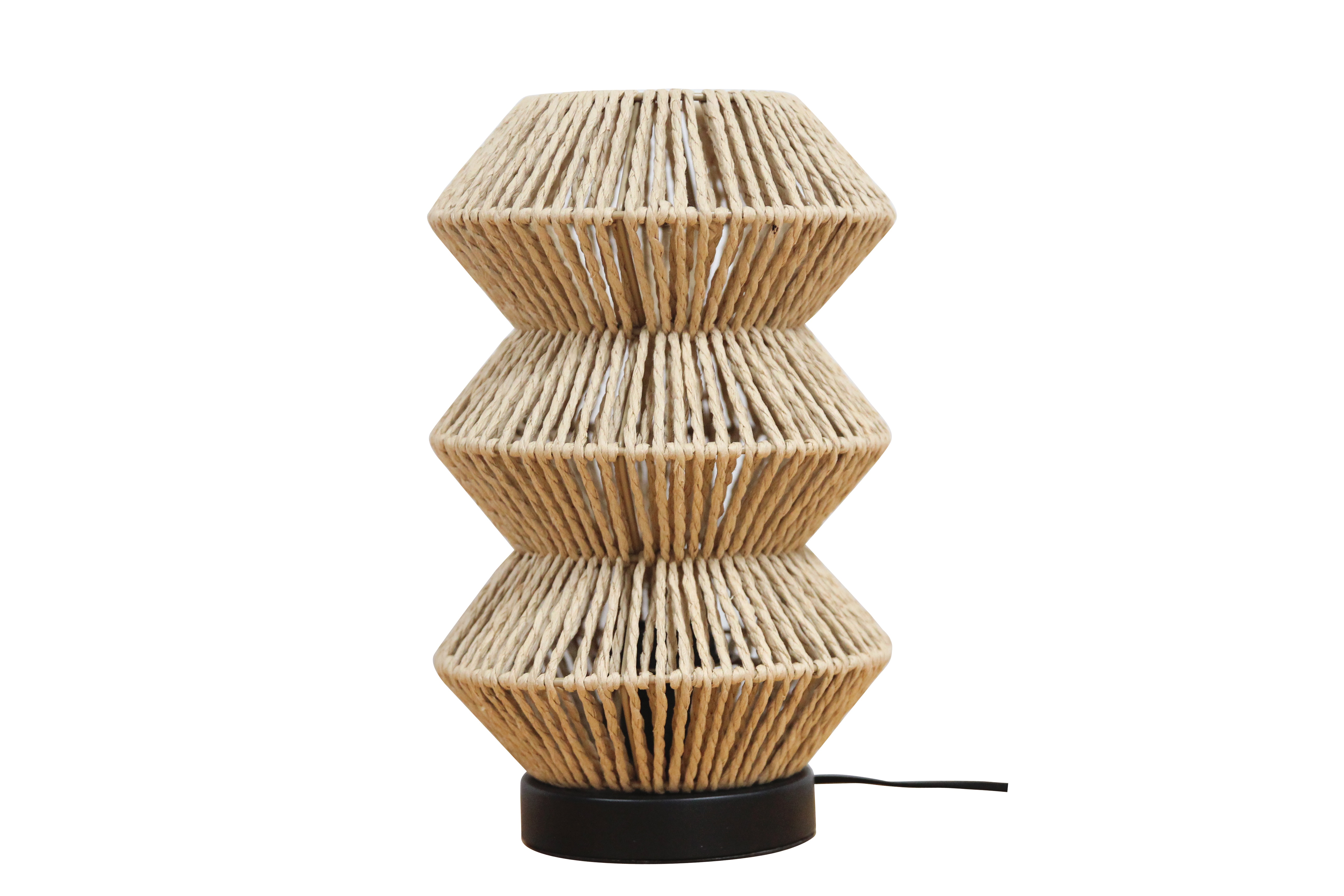 Modern Woven Table Lamp
