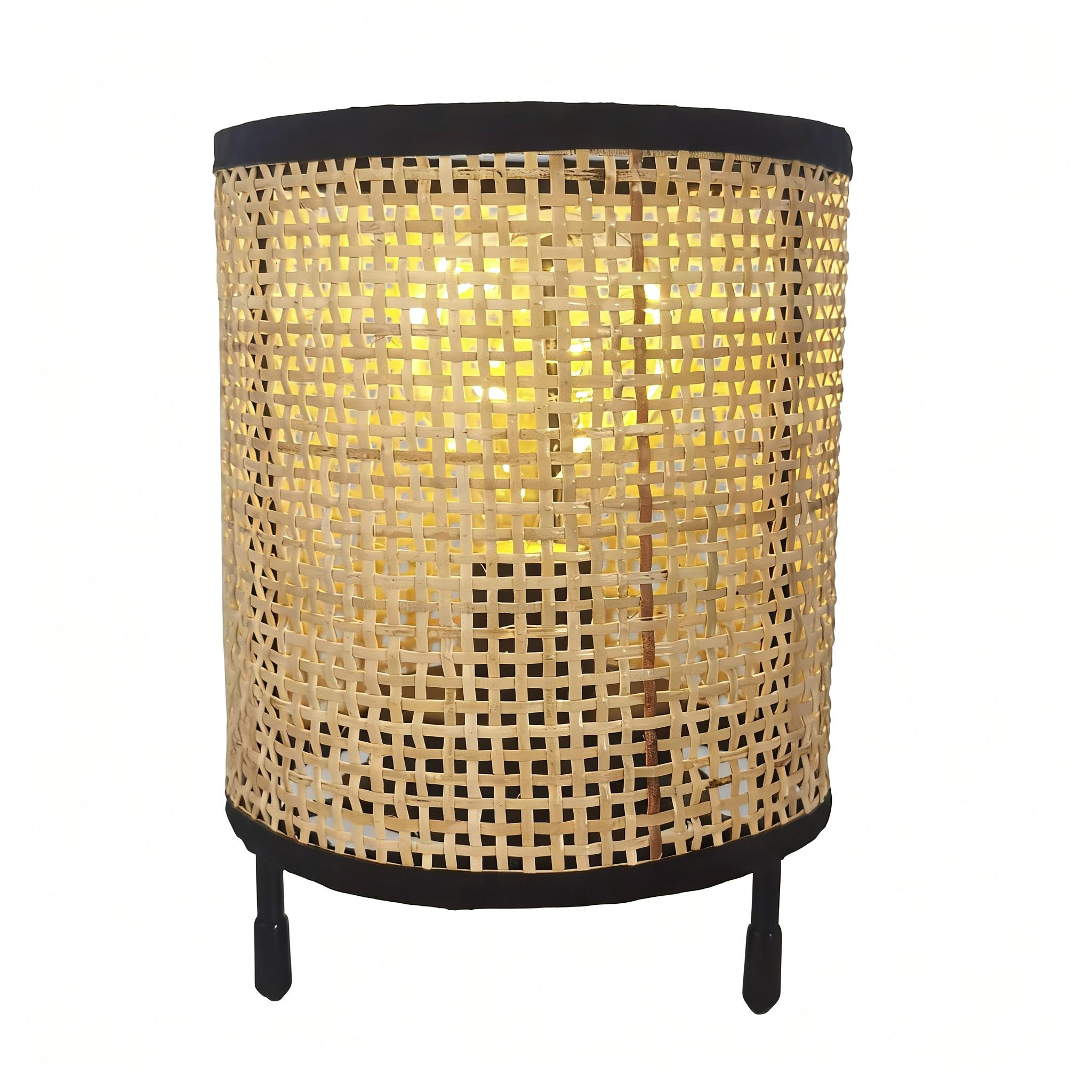 Woven Rattan Table Lamp 22AD061