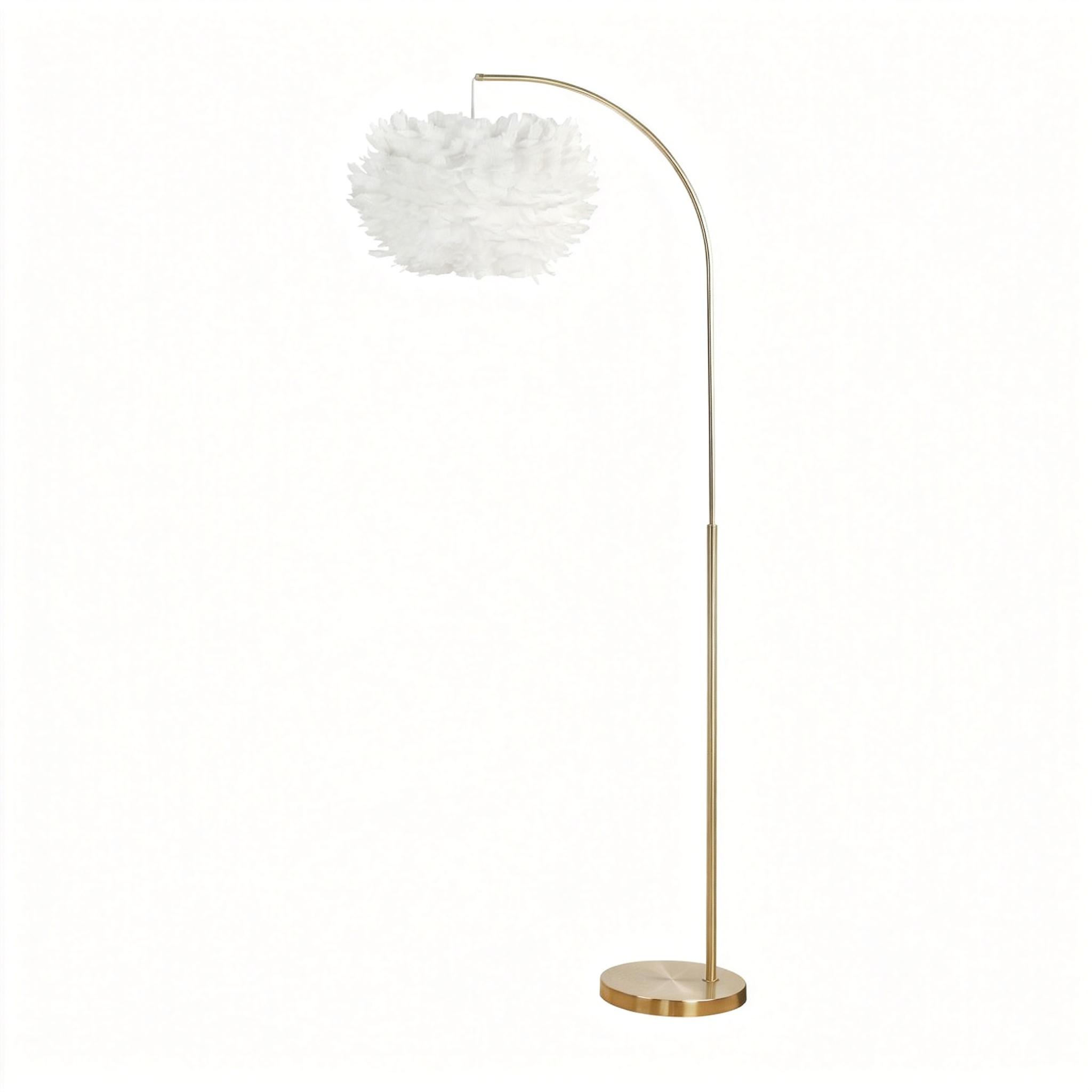 Modern Feather Floor Lamp 21T118