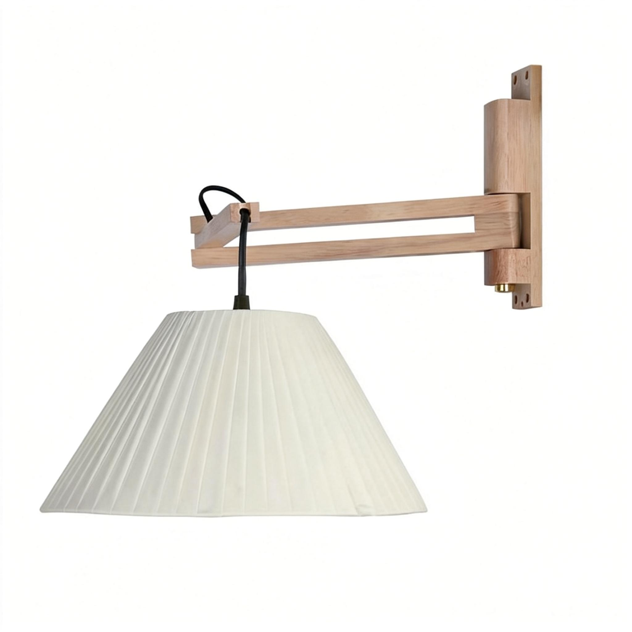 Wall-mounted wooden lamp 24P033