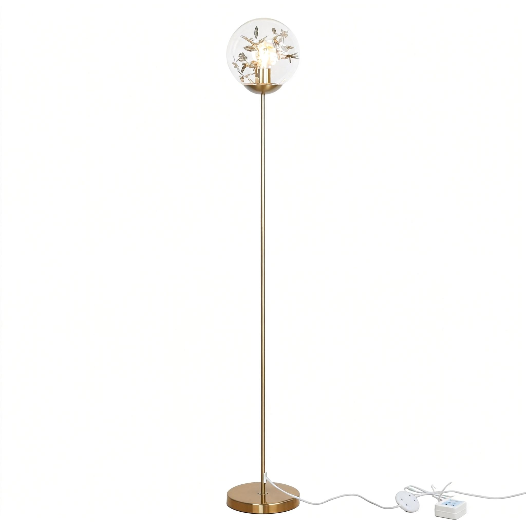 Elegant Gold Floor Lamp 22T018