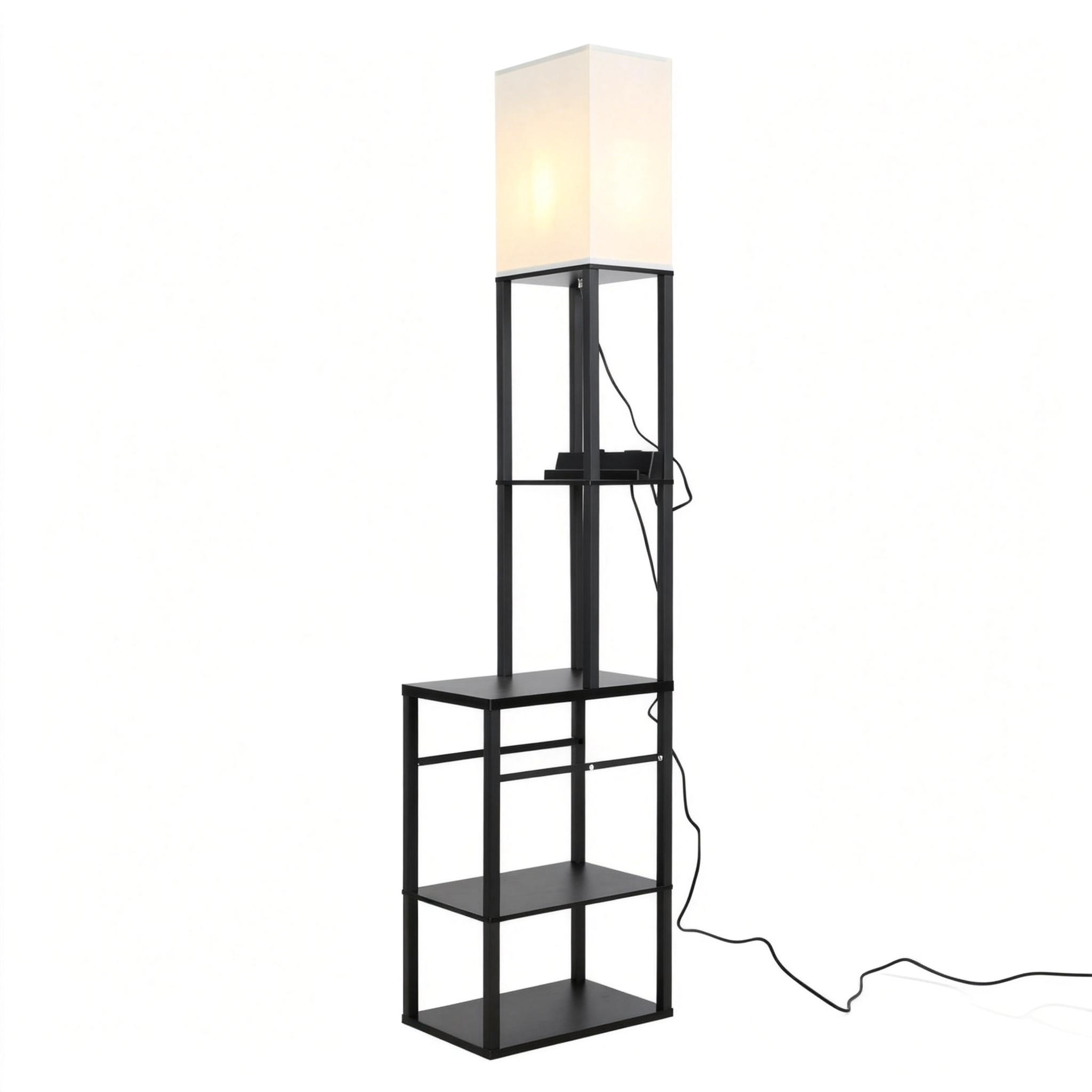 Modern Shelf Floor Lamp PFL-015