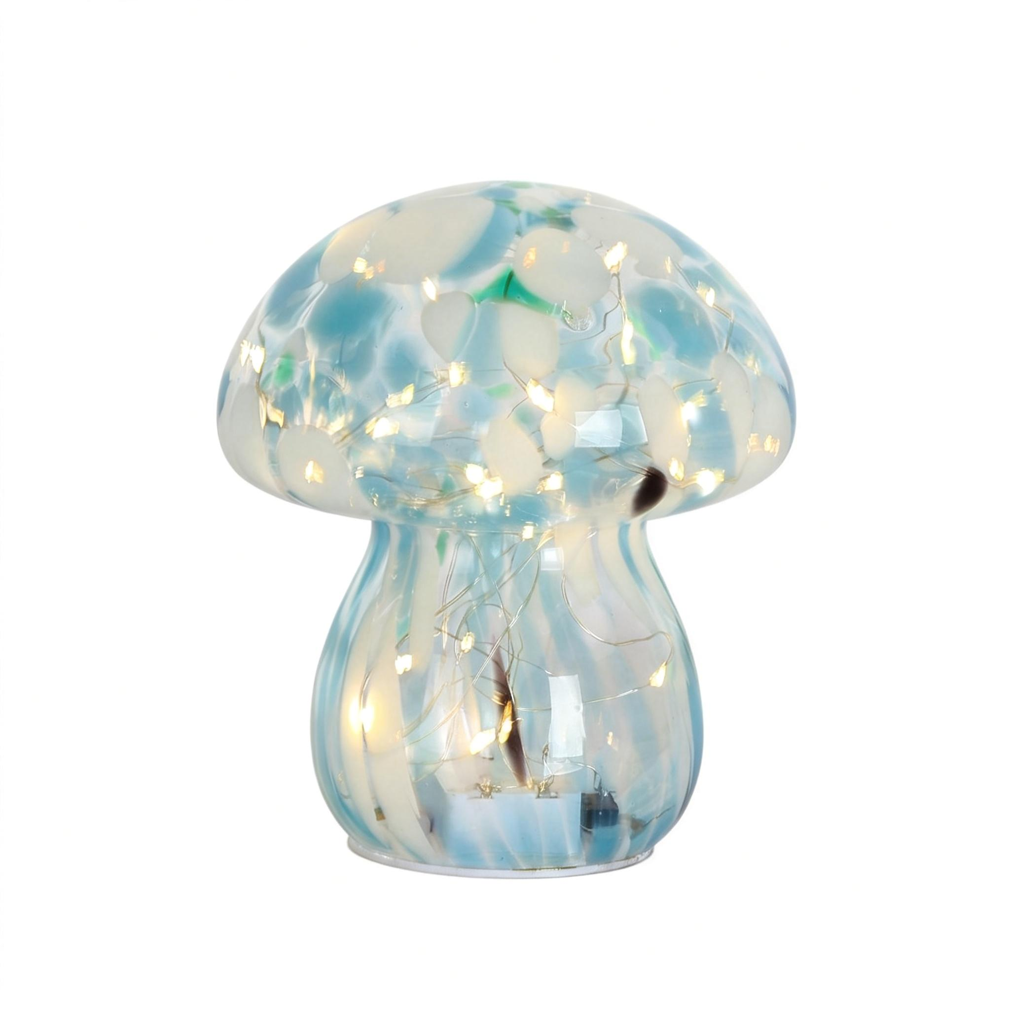 Mushroom Glass Table Lamp 24D098