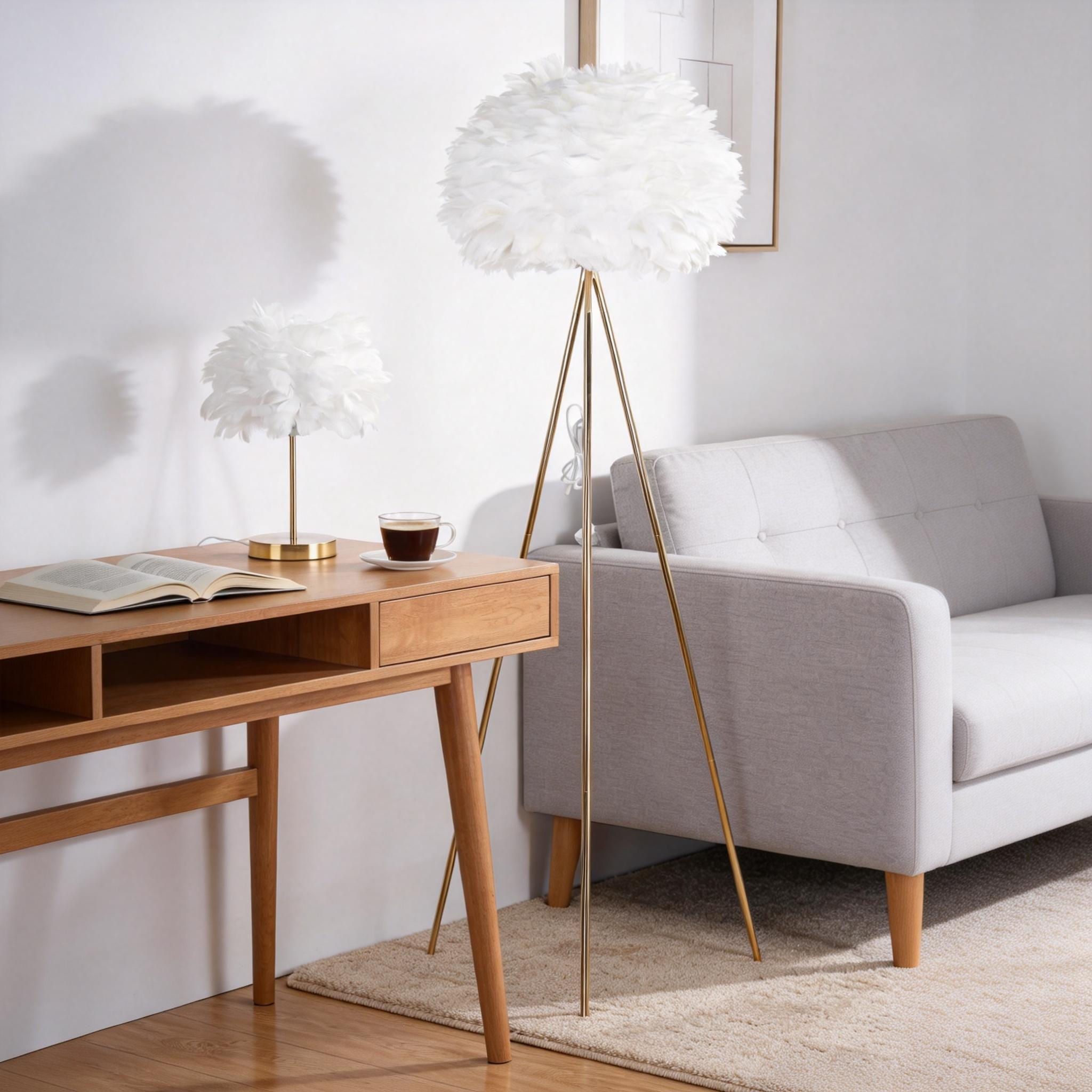 Feather Table Lamp 21T115A