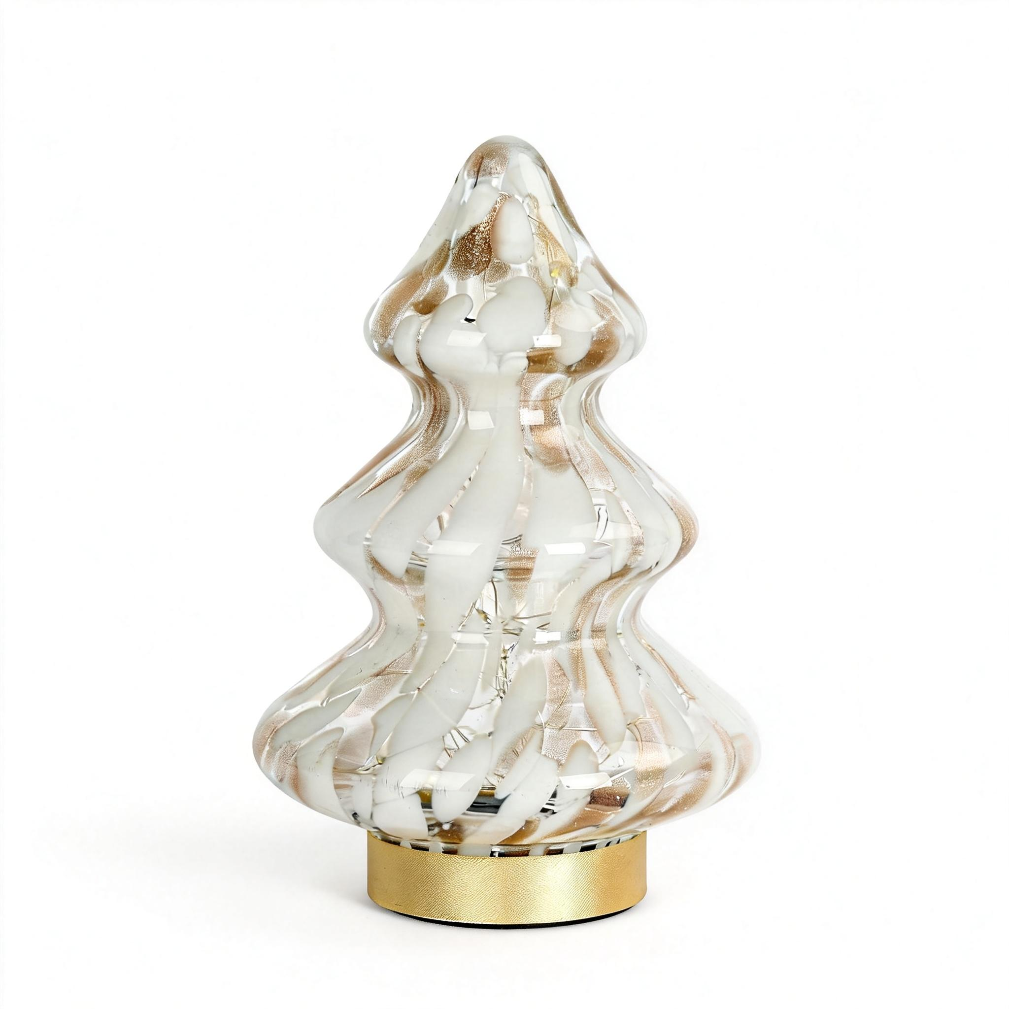 Glass Christmas Tree Decor 24D001