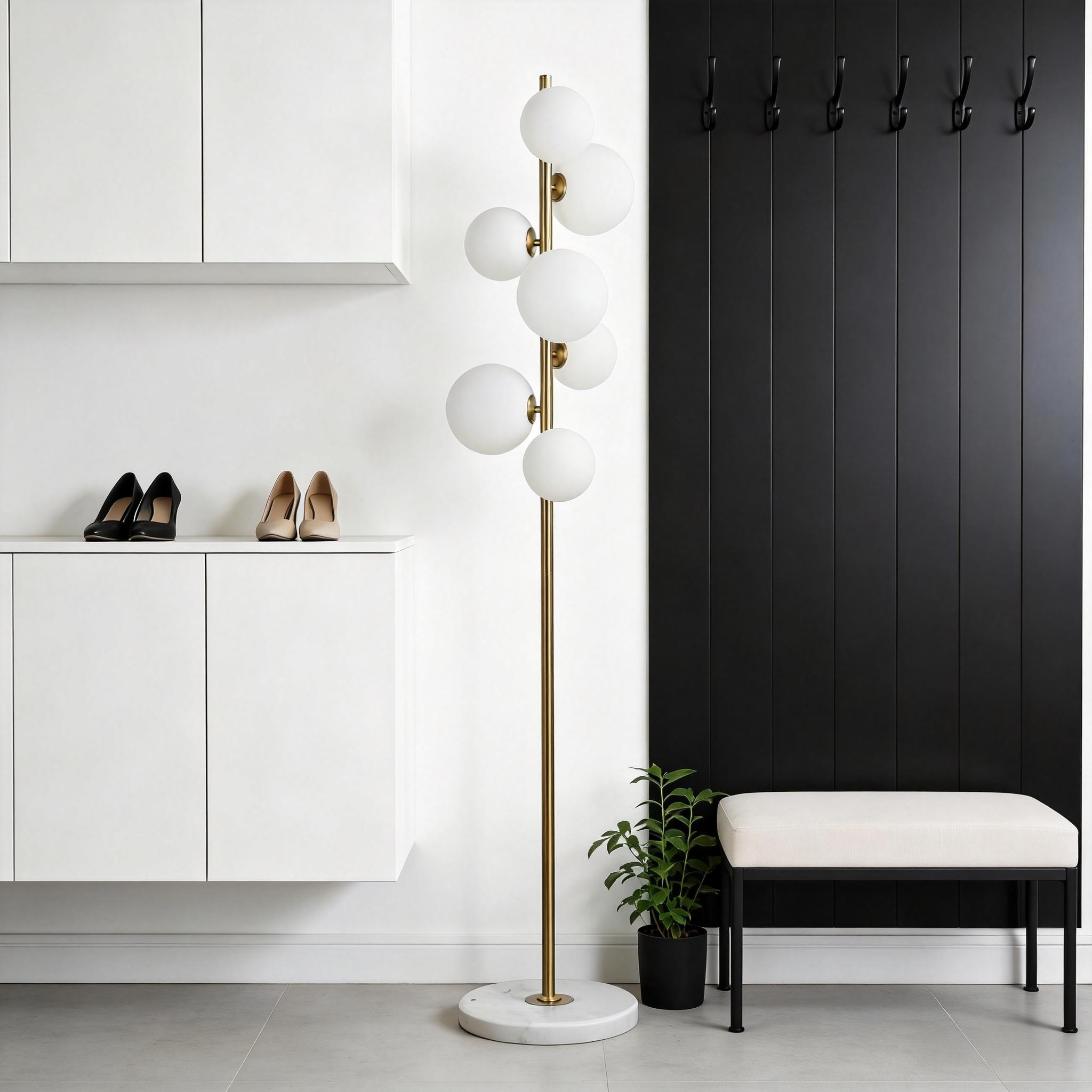 Modern Globe Floor Lamp 24T036