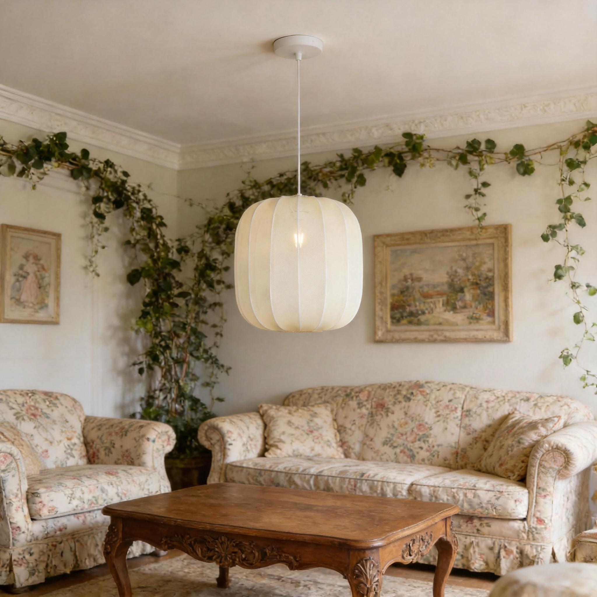 Modern Fabric Pendant Lamp 25P032