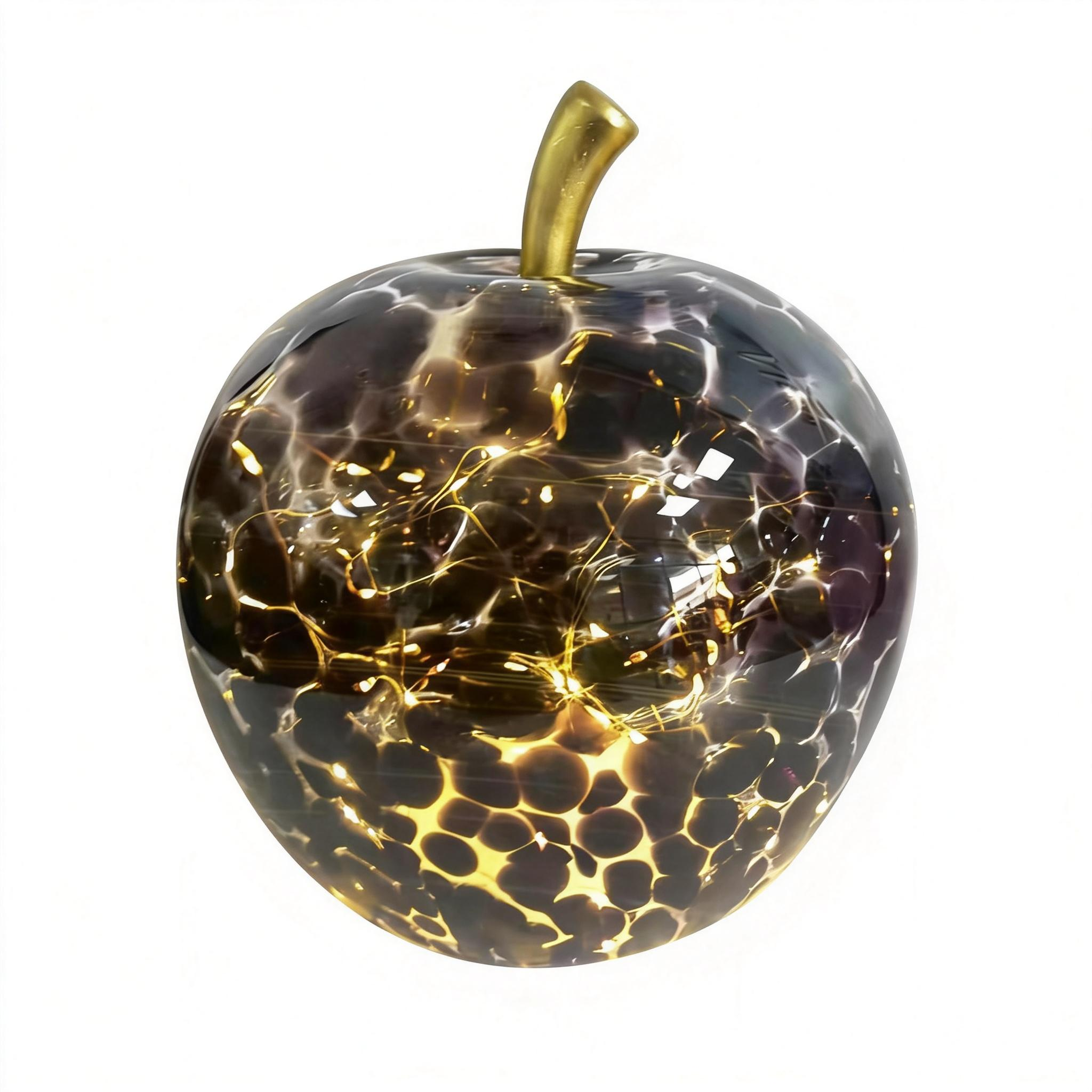 Decorative Pink Apple Sculpture 25AD124