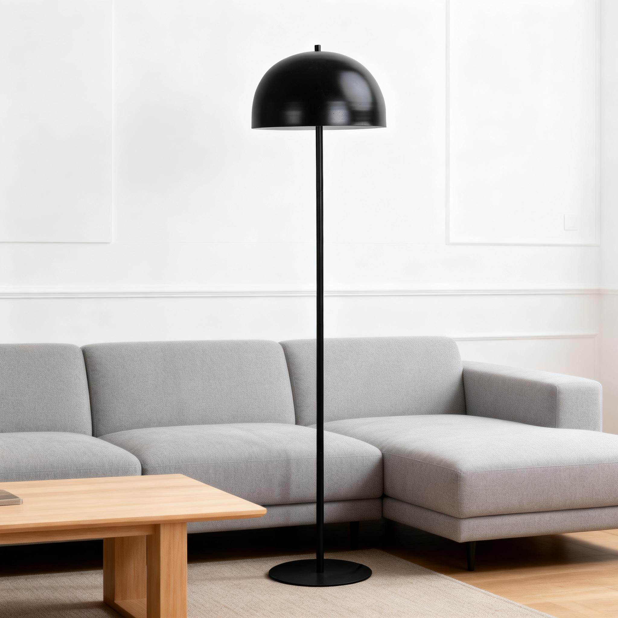 Modern Black Floor Lamp 8210-1